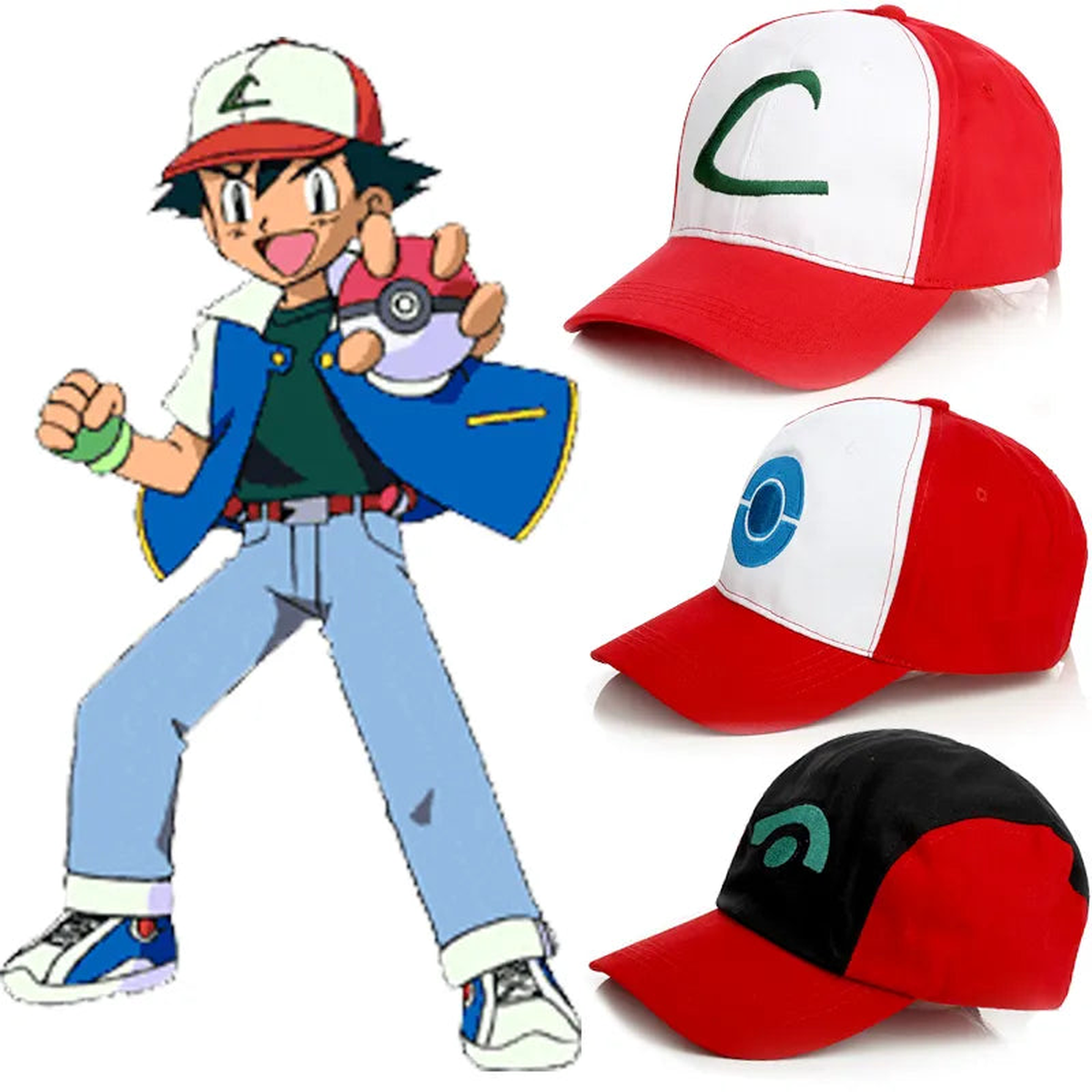 Ash - Cap - Pokemon