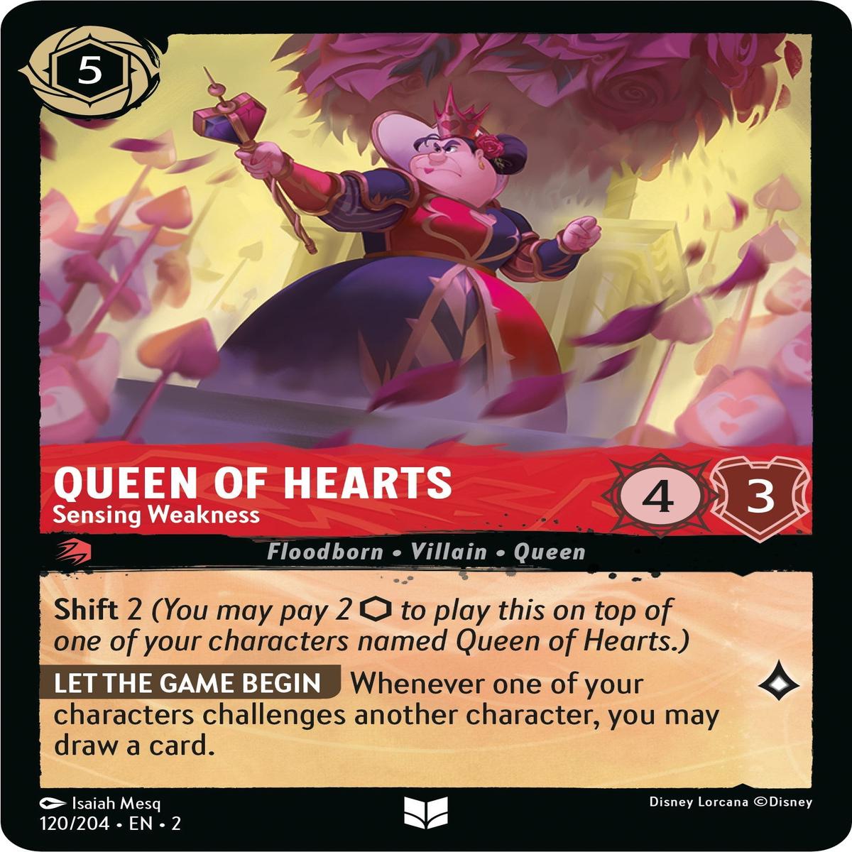 Queen of Hearts - Sensing Weakness (120204) - Rise of the Floodborn