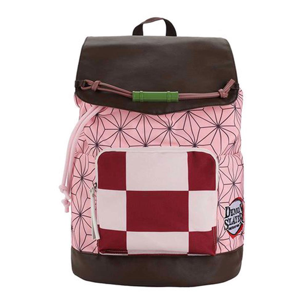 Demon Slayer Nezuko All-Over Print Slouch Backpack Bioworld