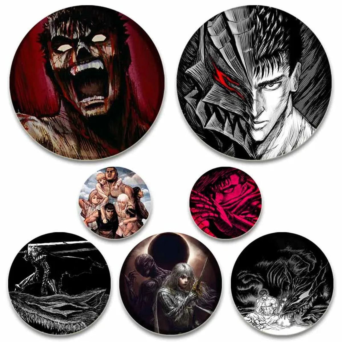 Guts Geschichte - Brosche - Berserk