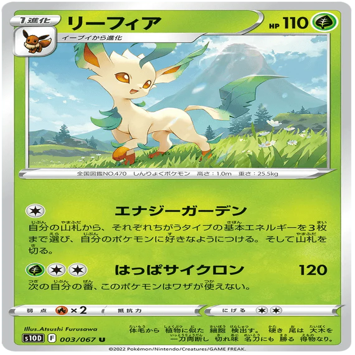 Leafeon (003067) Time Gazer