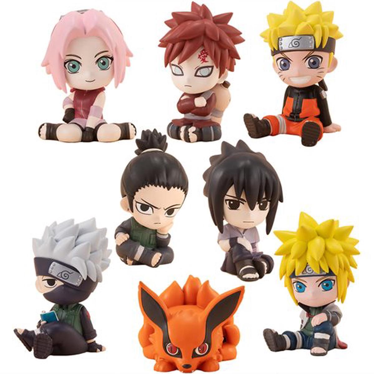 Naruto Relaxing Mascot Mini-Figure Case of 10 Bandai