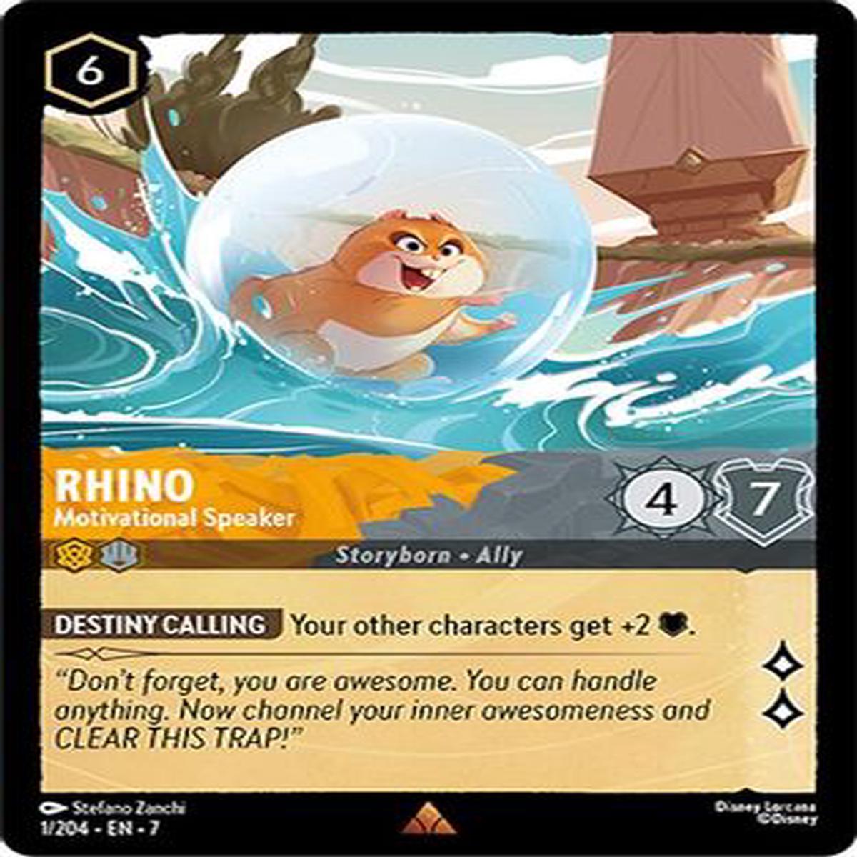 Rhino - Motivational Speaker (1204) - Archazias Island