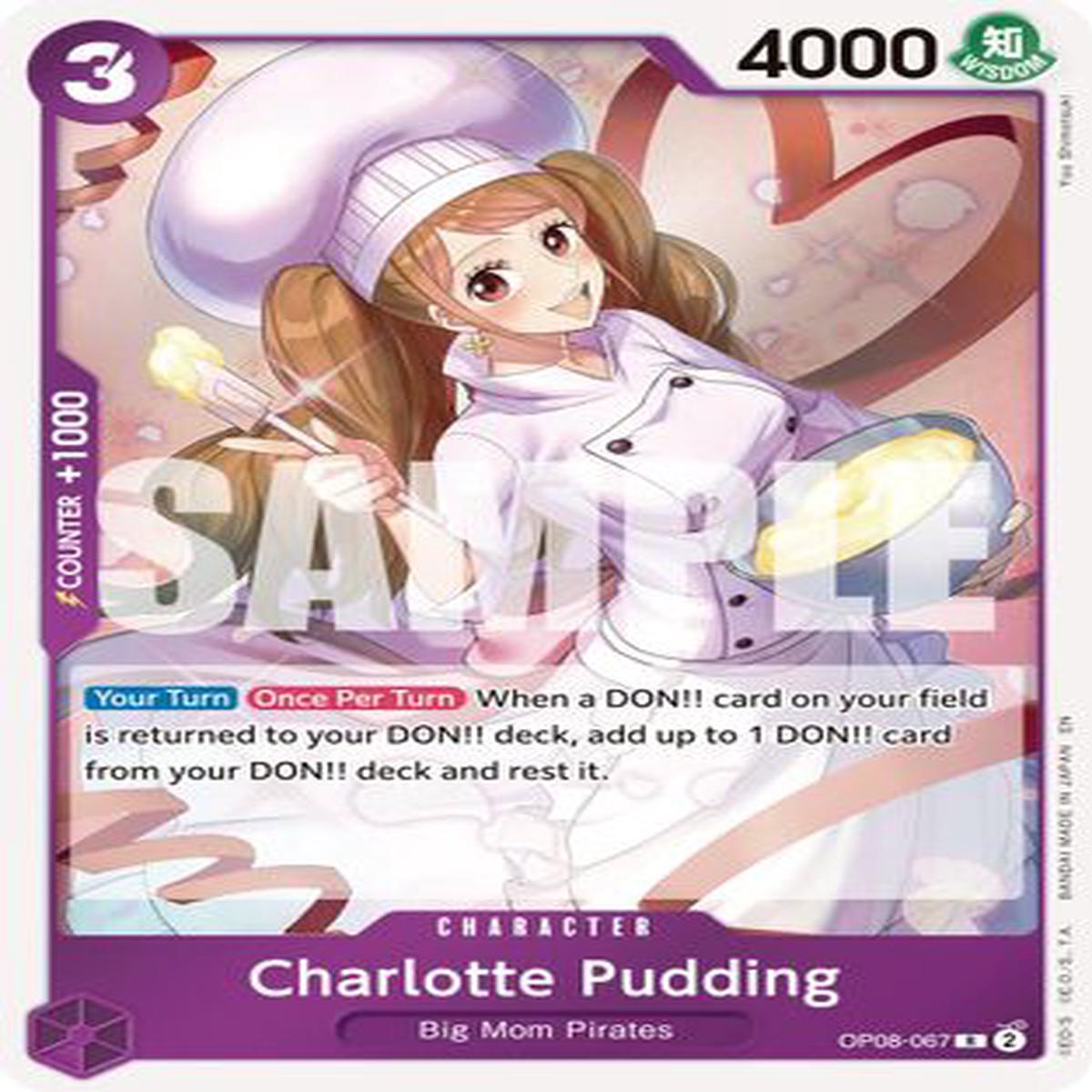 Charlotte Pudding - OP08-067 (Reprint) (OP08-067) - Premium Booster -The Best- Vol 2 Foil