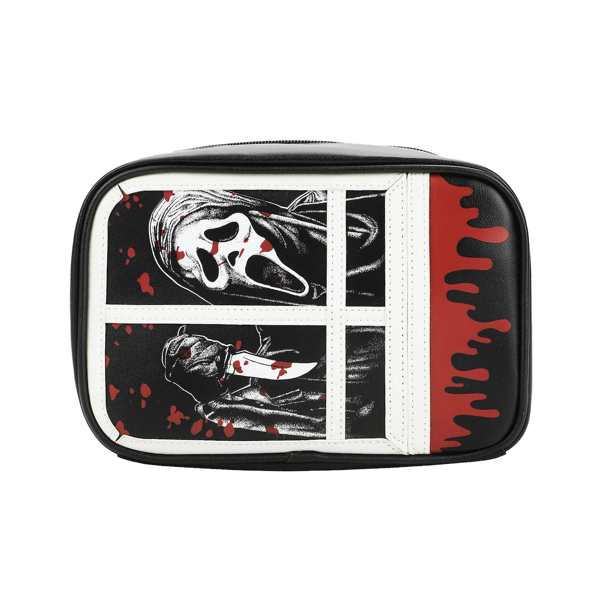 Ghost Face Book Shaped Cosmetic Toiletry Bag Bioworld