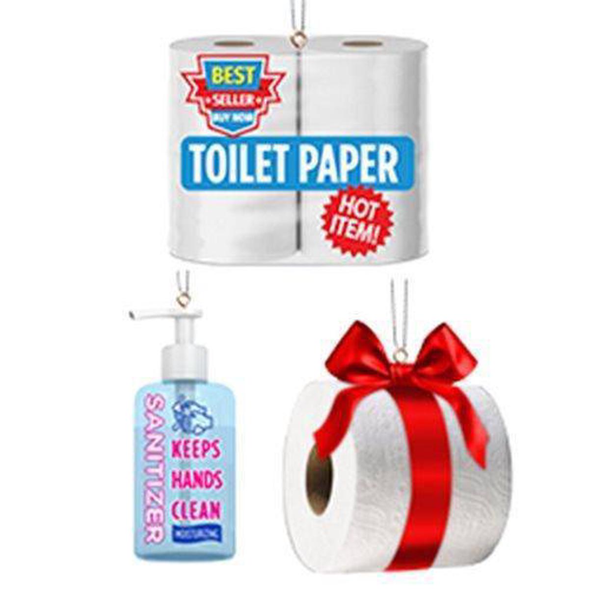 Kurt Adler - Necessities 3 Resin Ornament - Set of 3