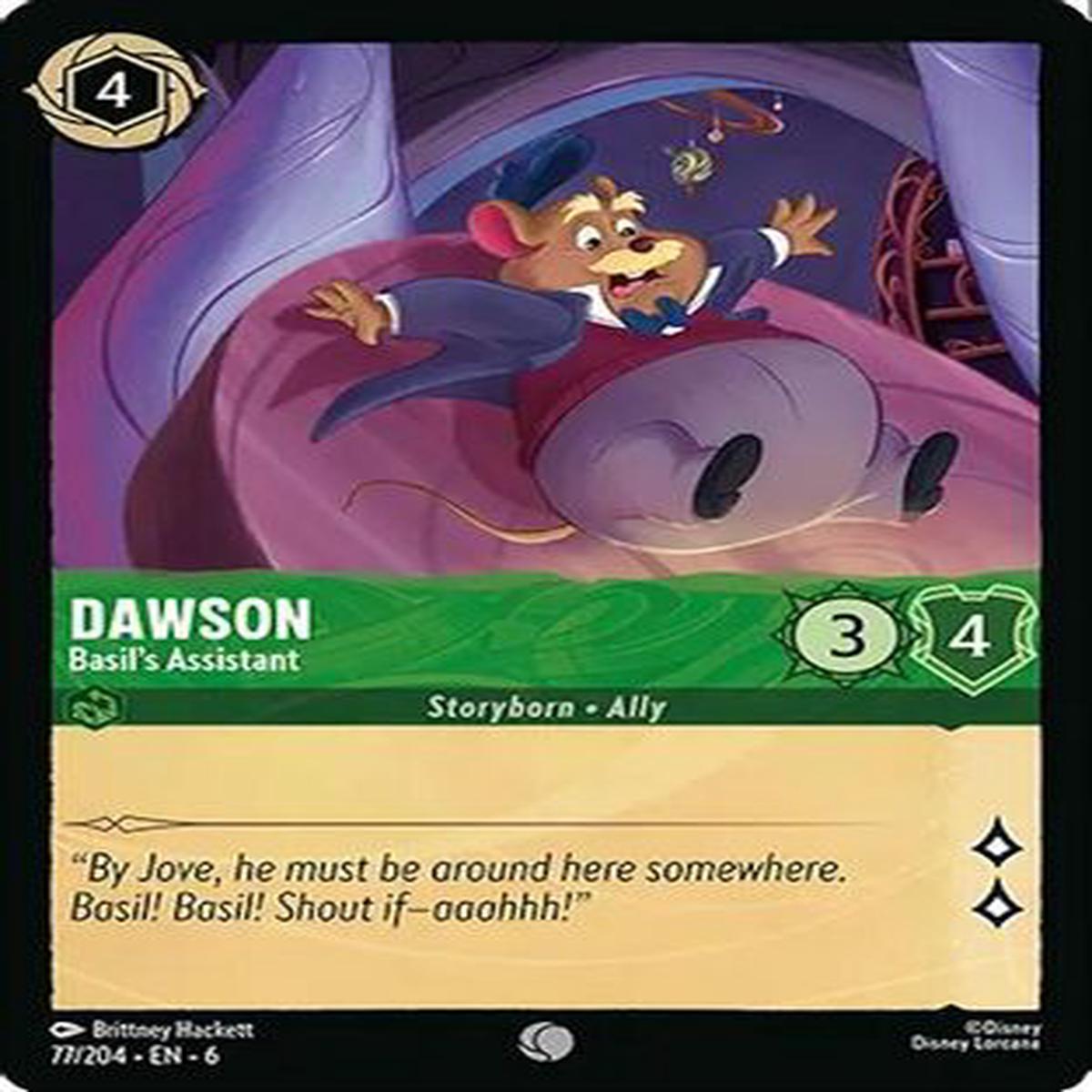 Dawson - Basils Assistant (77204) - Azurite Sea Cold Foil