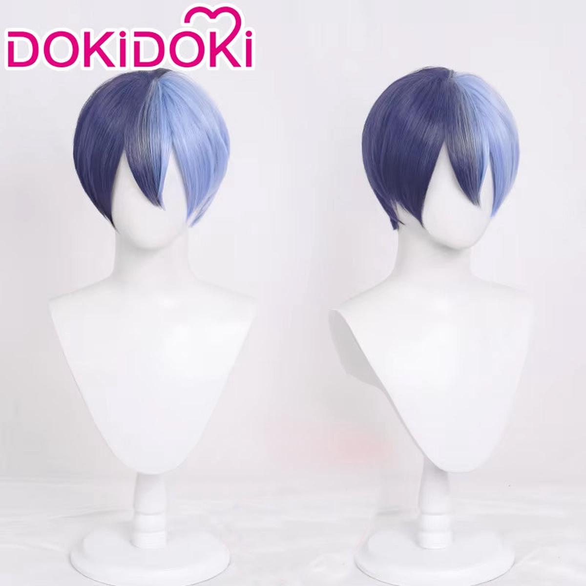 DokiDoki Game Prooject Sekaai Colorful Staage Cosplay Aoyagii Toyaa Wig Short Blue