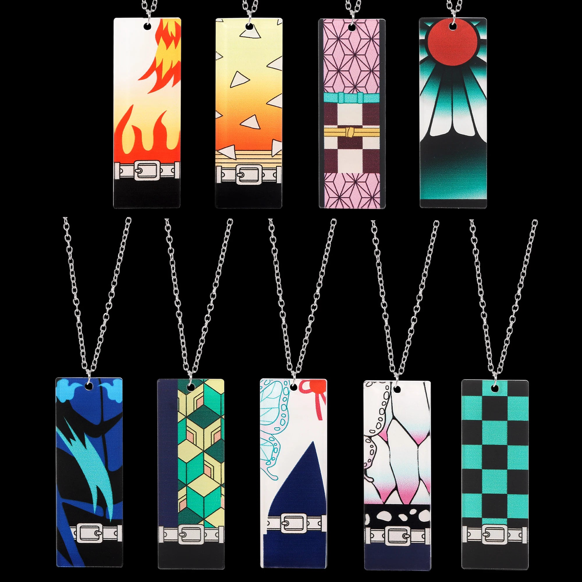 Kimono Symbole - Halsketten - Demon Slayer