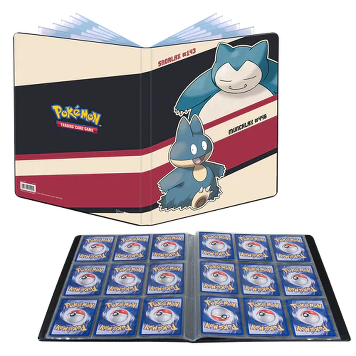 Ultra Pro Pokemon Snorlax Munchlax 9-Pocket Portfolio