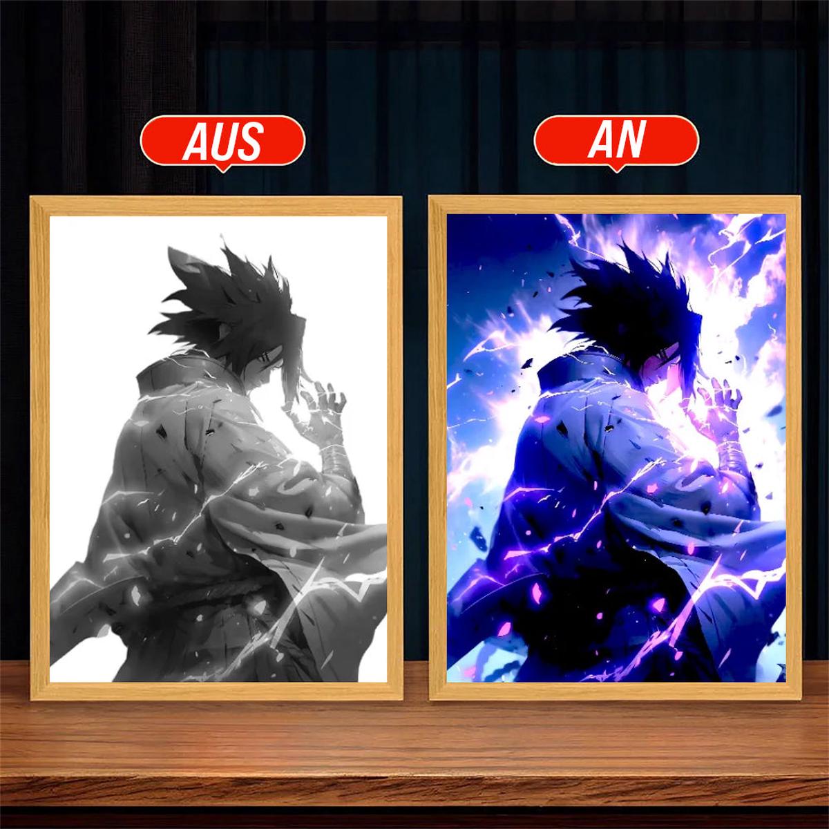 Team 7 - beleuchtetes Gemlde - Naruto Shippuden