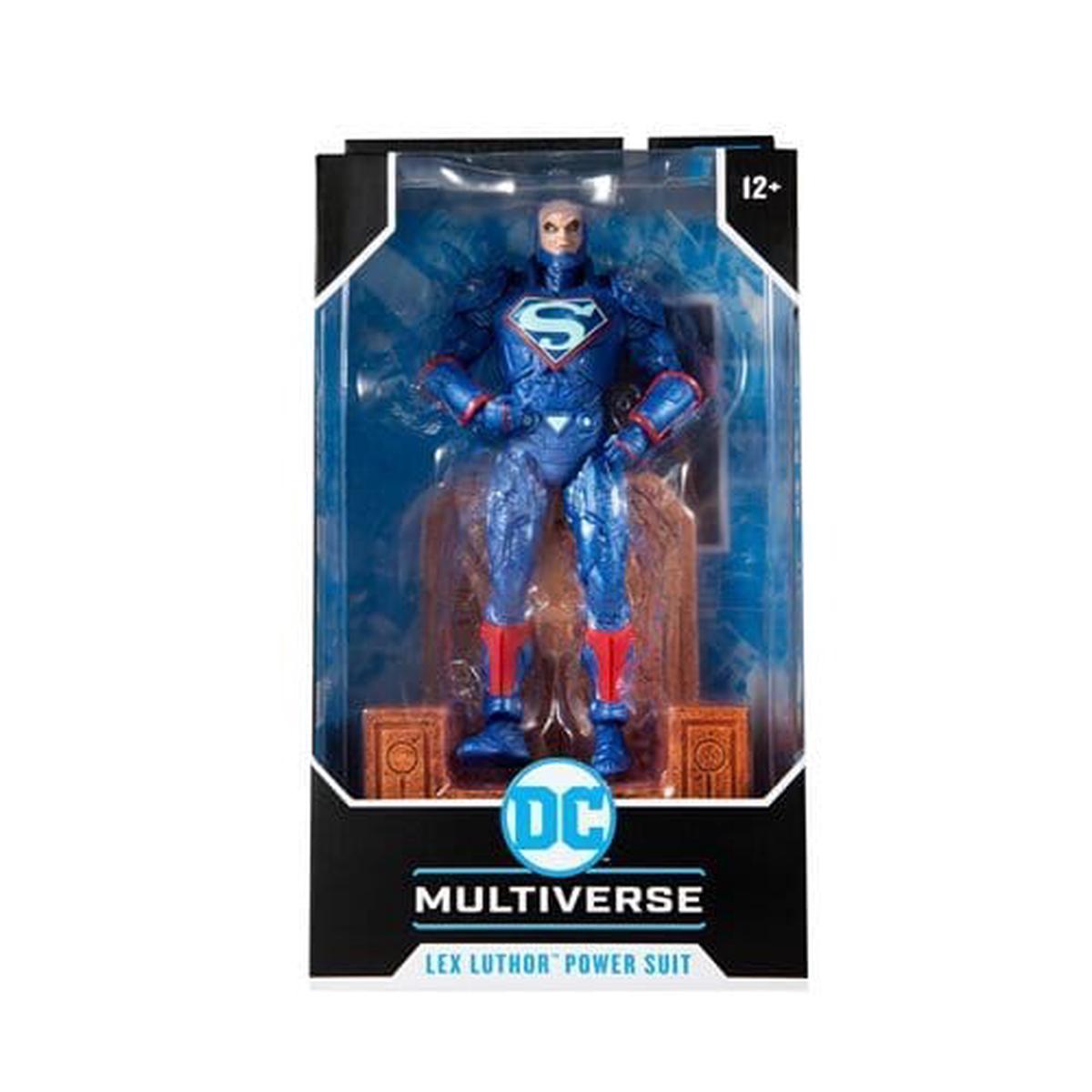 McFarlane Toys DC Multiverse Lex Luthor Blue Power Suit Justice League The Darkseid War 7-Inch Scale Action Figure