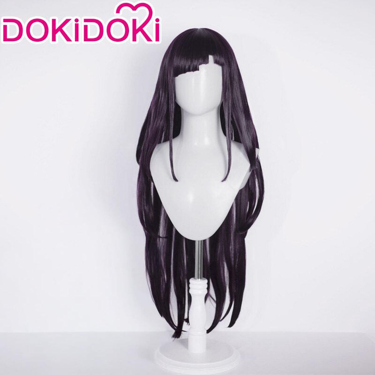 Ready For ShipDokiDoki Game Cosplay Wig Women Long Straight Hair Halloween