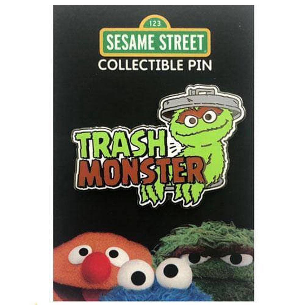 Zen Monkey Trash Monster - Sesame Street Pin Pin
