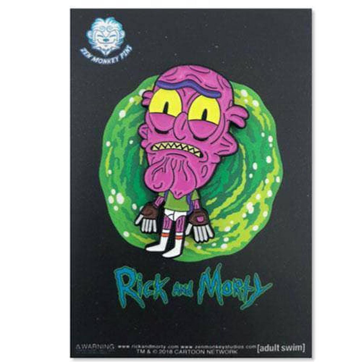 Zen Monkey Lil Scary Terry - Rick and Morty Enamel Pin