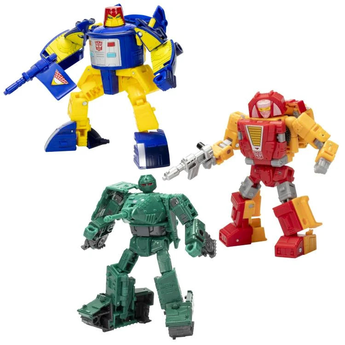 Transformers Generations Selects - Go-Bot Guardians Three Pack (Pathfinder Smallfoot Treds)