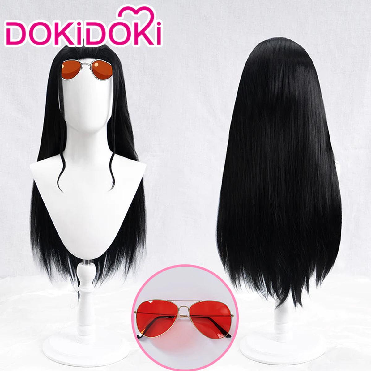 Ready For ShipDokiDoki Anime Cosplay Wig Women Black Long Wig