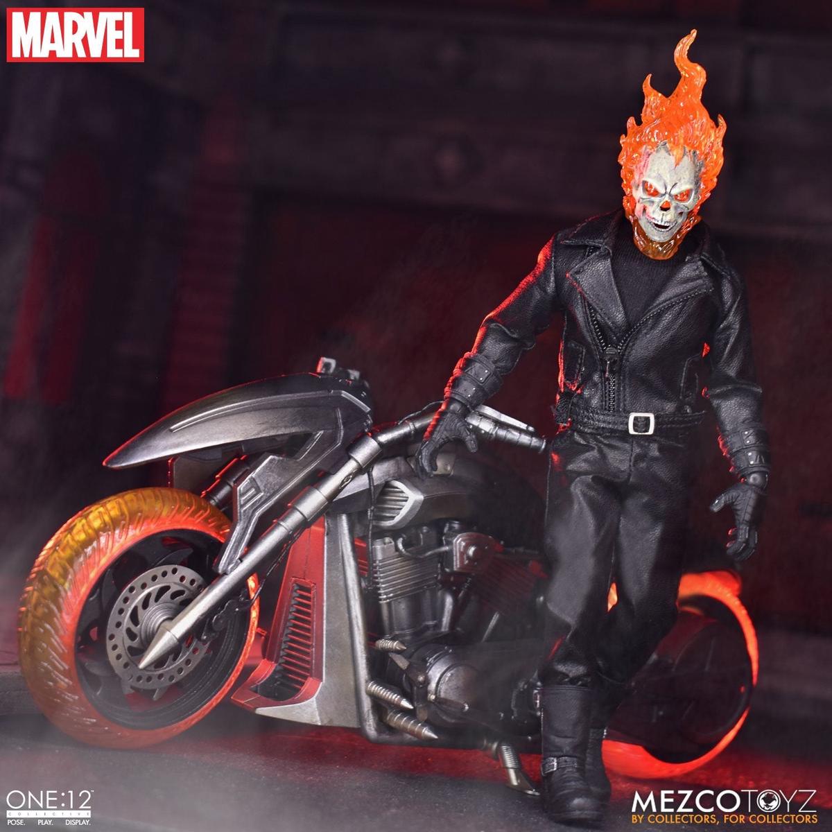 Mezco Toys ONE12 Collective - Marvel Universe - Ghost Rider Hell Cycle Set