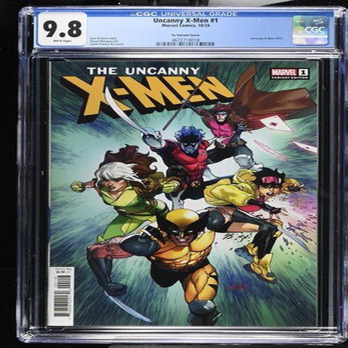 Uncanny X-Men 1 10/24 Marvel Comics Yu 1:25 Variant Cover CGC 9.8