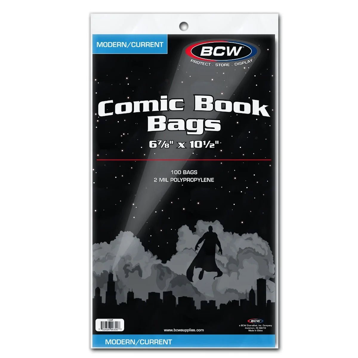 BCW Current Modern Comic Bags (Pack Of 100)