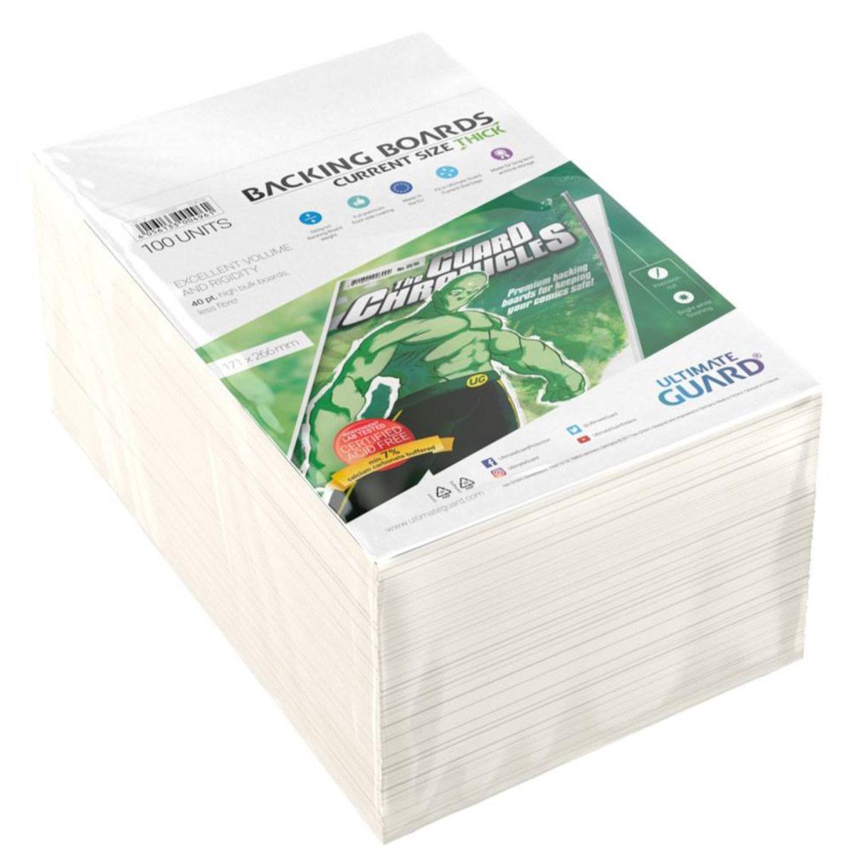 Ultimate Guard Comic Backing Boards THICK Current Size (100)