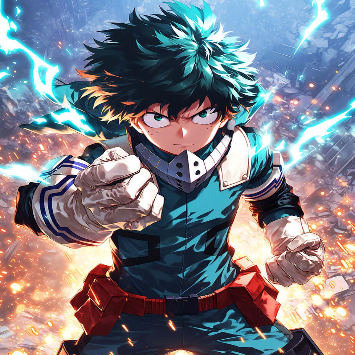 Deku Surge of Power - MHA Digital Download - Unleash Your Heroic Side MHA DekuArt