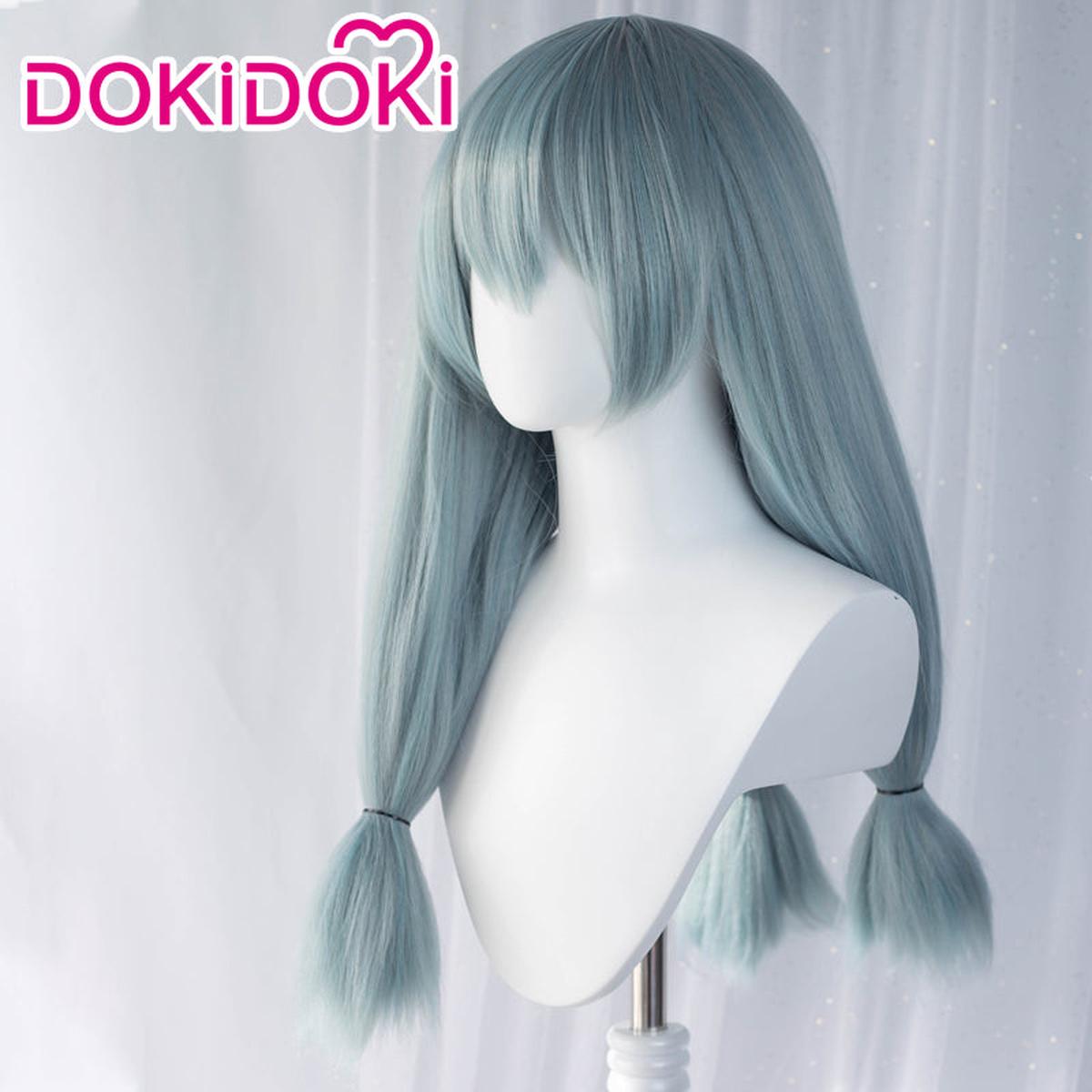 Ready For ShipDokidoki Anime Cosplay Wig Men Halloween Long Blue Gray Wig