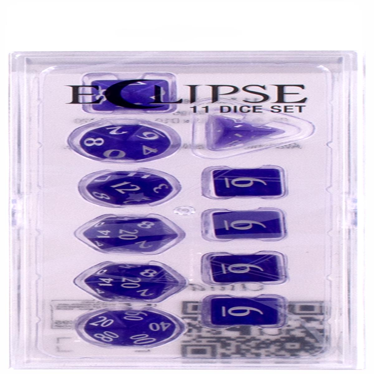 Ultra PRO 11-Dice Set - Eclipse (Royal Purple)