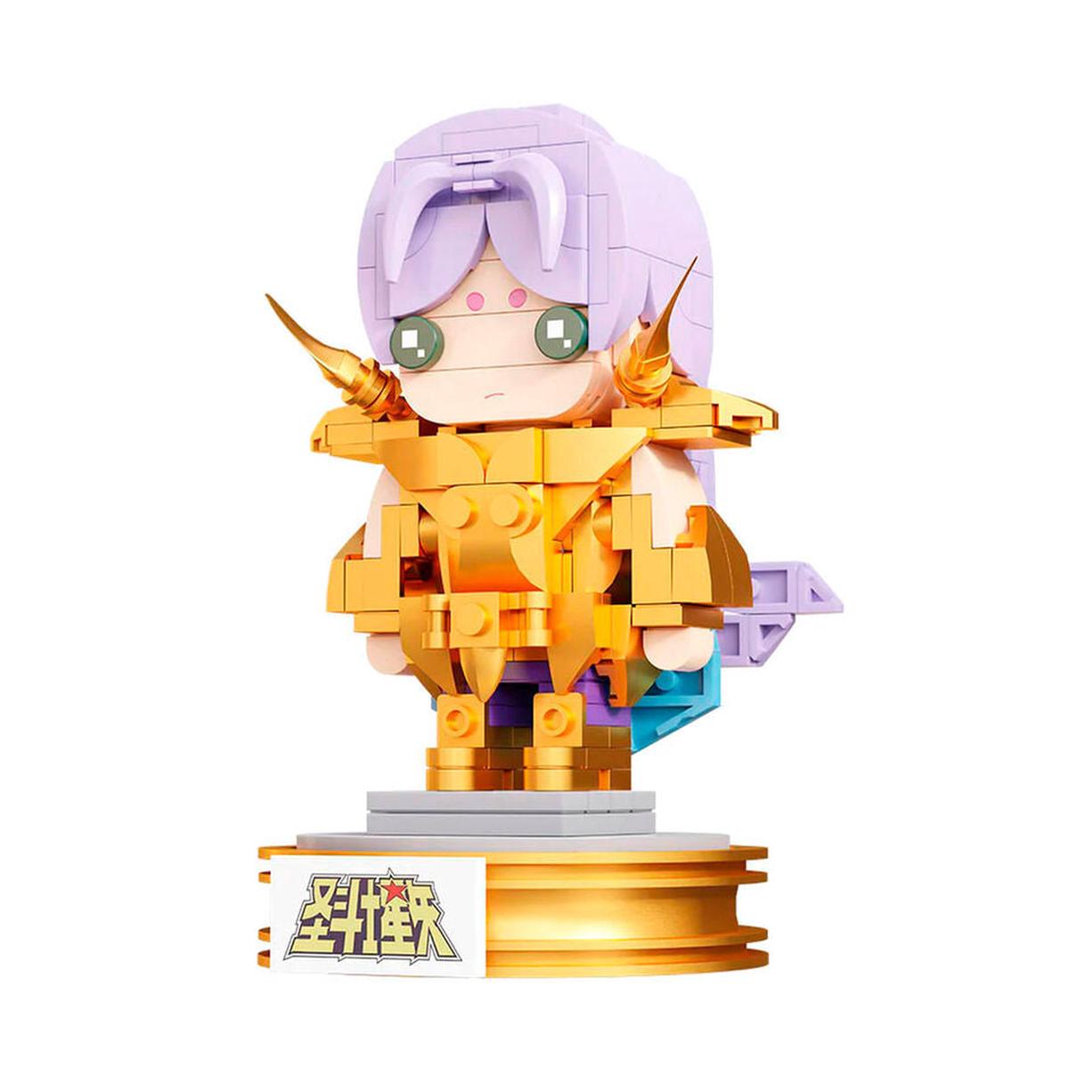 Saint Seiya Aries Mu Gold Saint Building Blocks Set - 239 Piece Model Kit