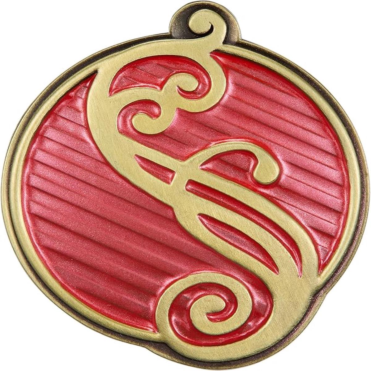 The Noble Collection Wicked Glinda Shiz Pin Red Metal Brooch