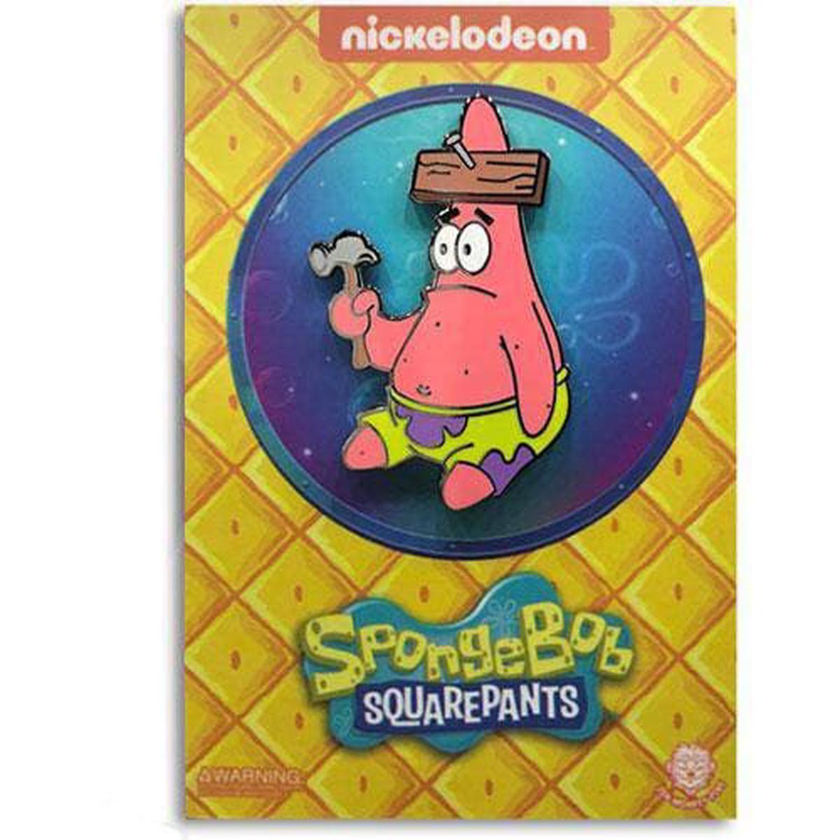 Zen Monkey Nail In Head Patrick (SpongeBob Meme Collection) - Spongebob Squarepants Pin