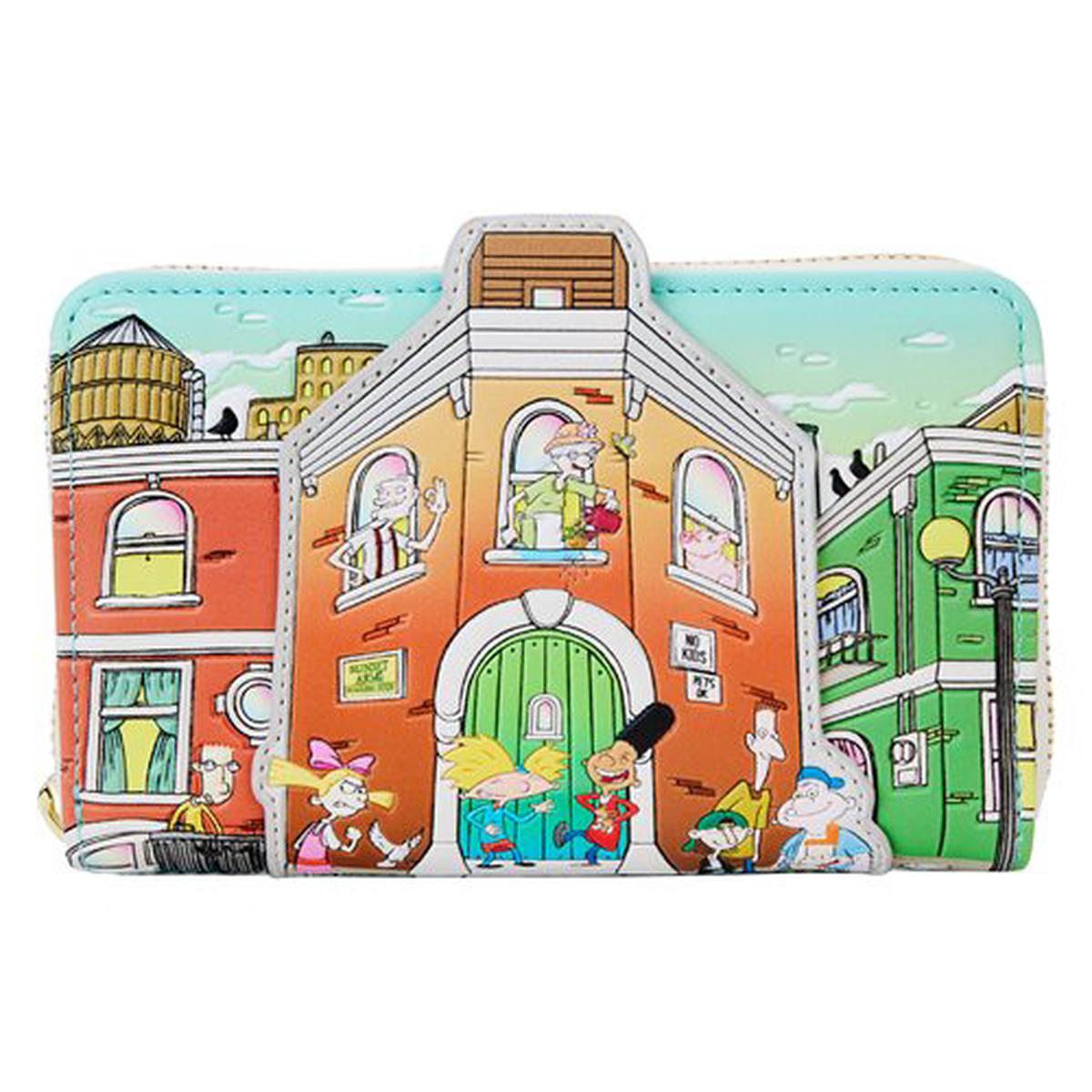 Hey Arnold House Zip-Around Wallet Loungefly