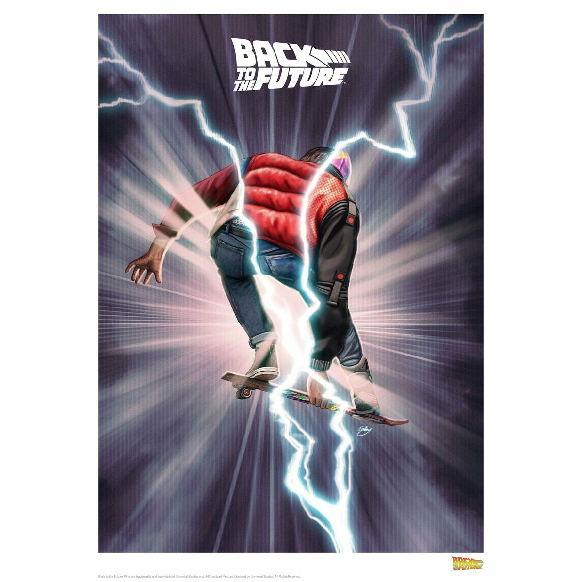 Back to the Future Hang Time Limited Edition Commemorative Print