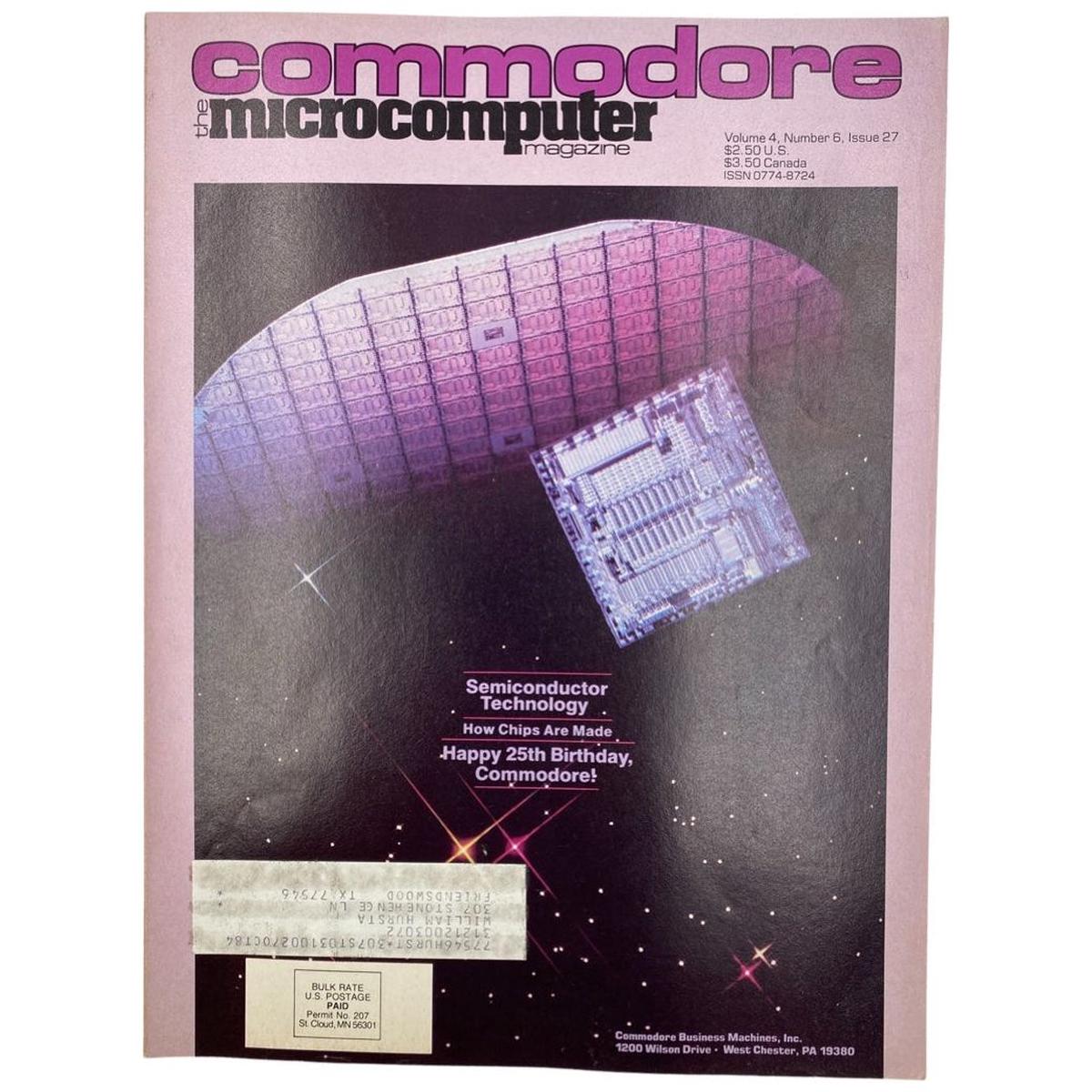 Commodore Microcomputer Magazine Volume 4 Number 6 Issue 27