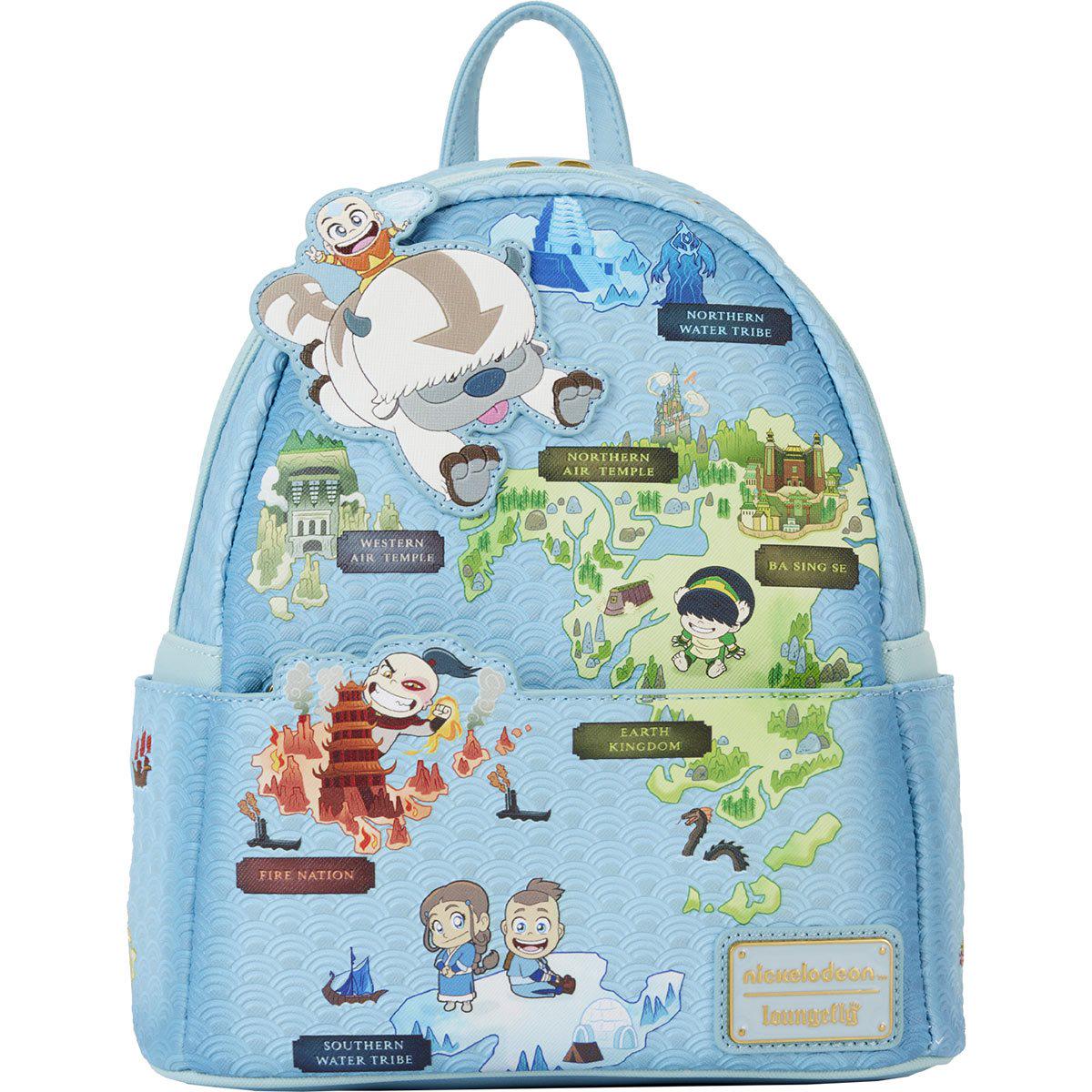 Avatar The Last Airbender Map Loungefly Luxury Mini-Backpack