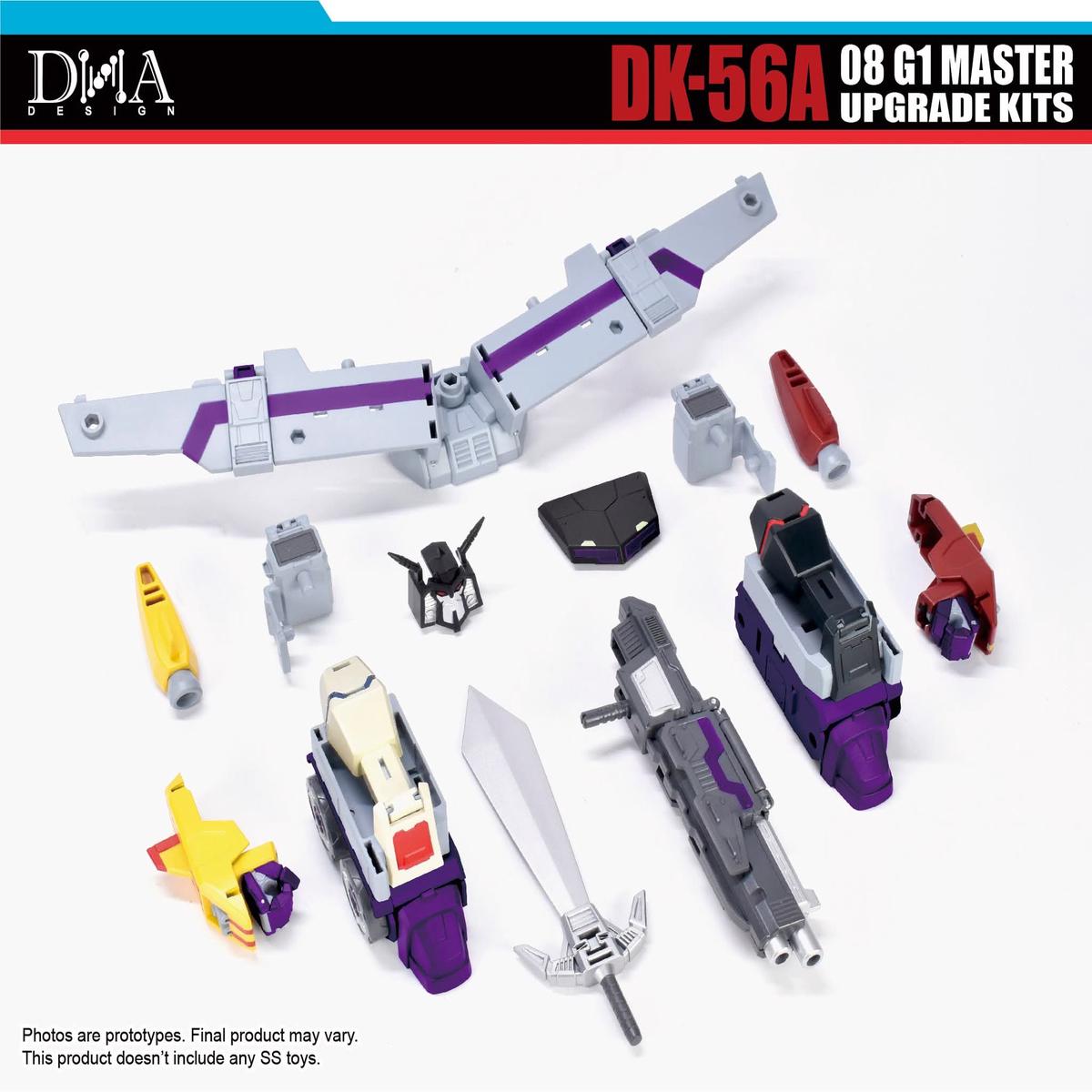 DNA Designs - DK-56A - G1 Master Upgrade Kit for Transformers Legacy Animated Motormaster