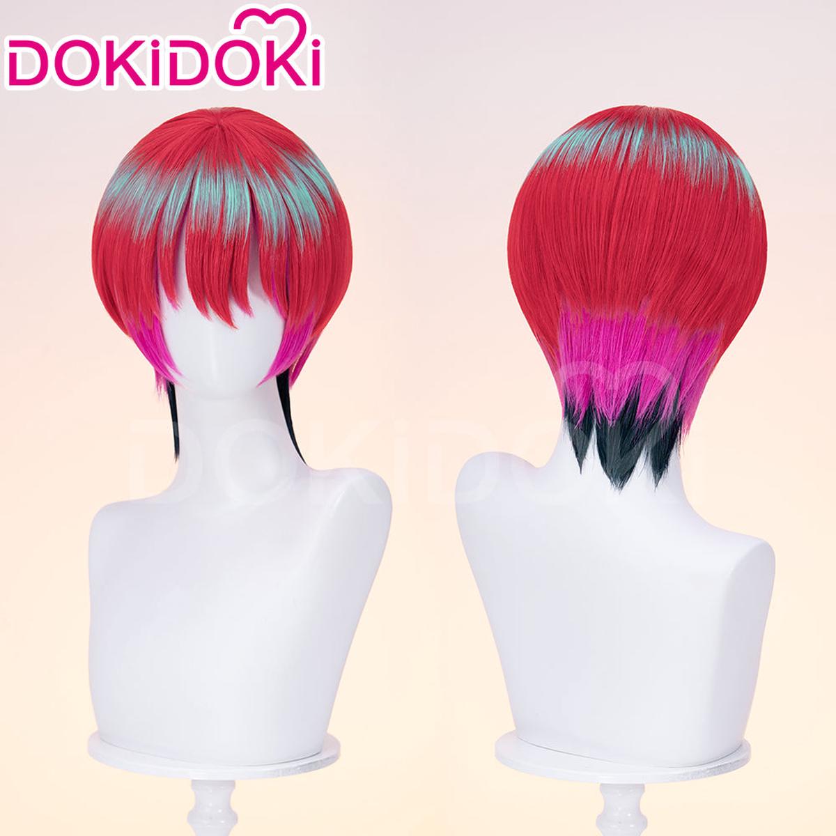 Ready For ShipDokiDoki Anime Cosplay Wig Red Short Hair
