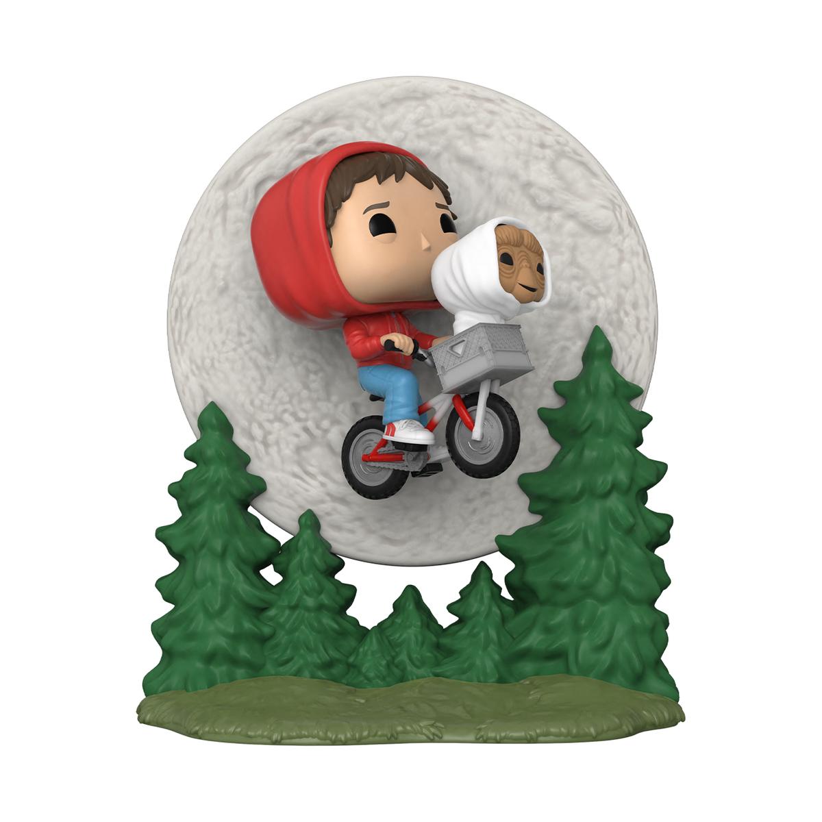 Funko Pop Moment ET The Extra-Terrestrial - Elliot and ET Flying Glow-in-the-Dark