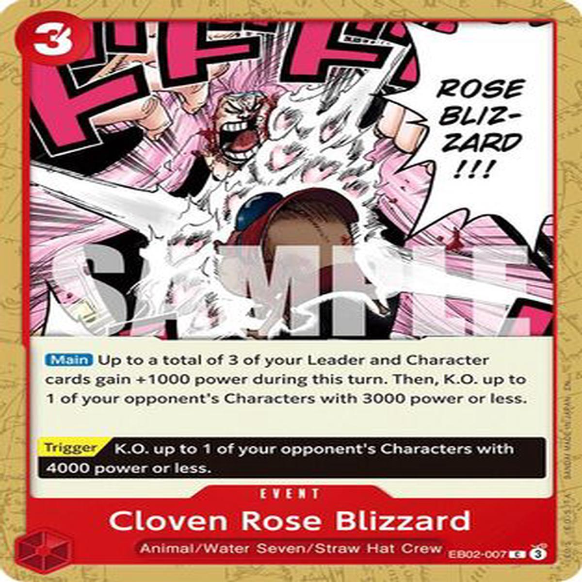 Cloven Rose Blizzard (EB02-007) - Extra Booster Anime 25th Collection
