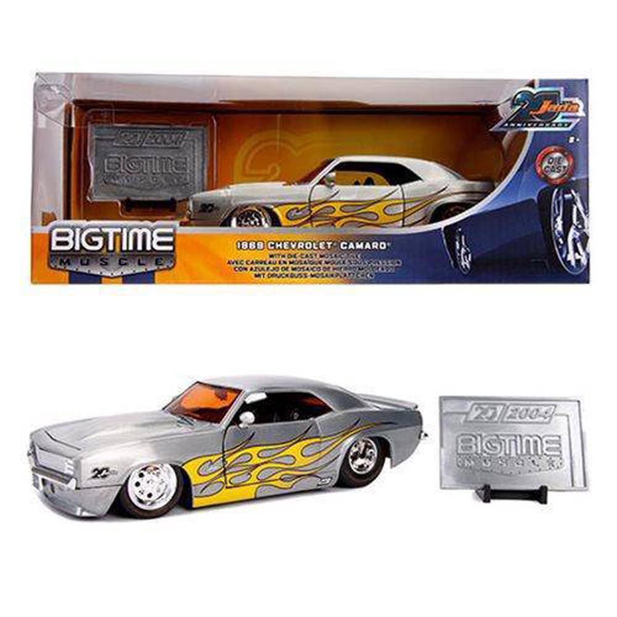 Jada 20th Anniversary Big Time Muscle 1969 Chevy Camaro 124 Scale Die-Cast Metal Vehicle