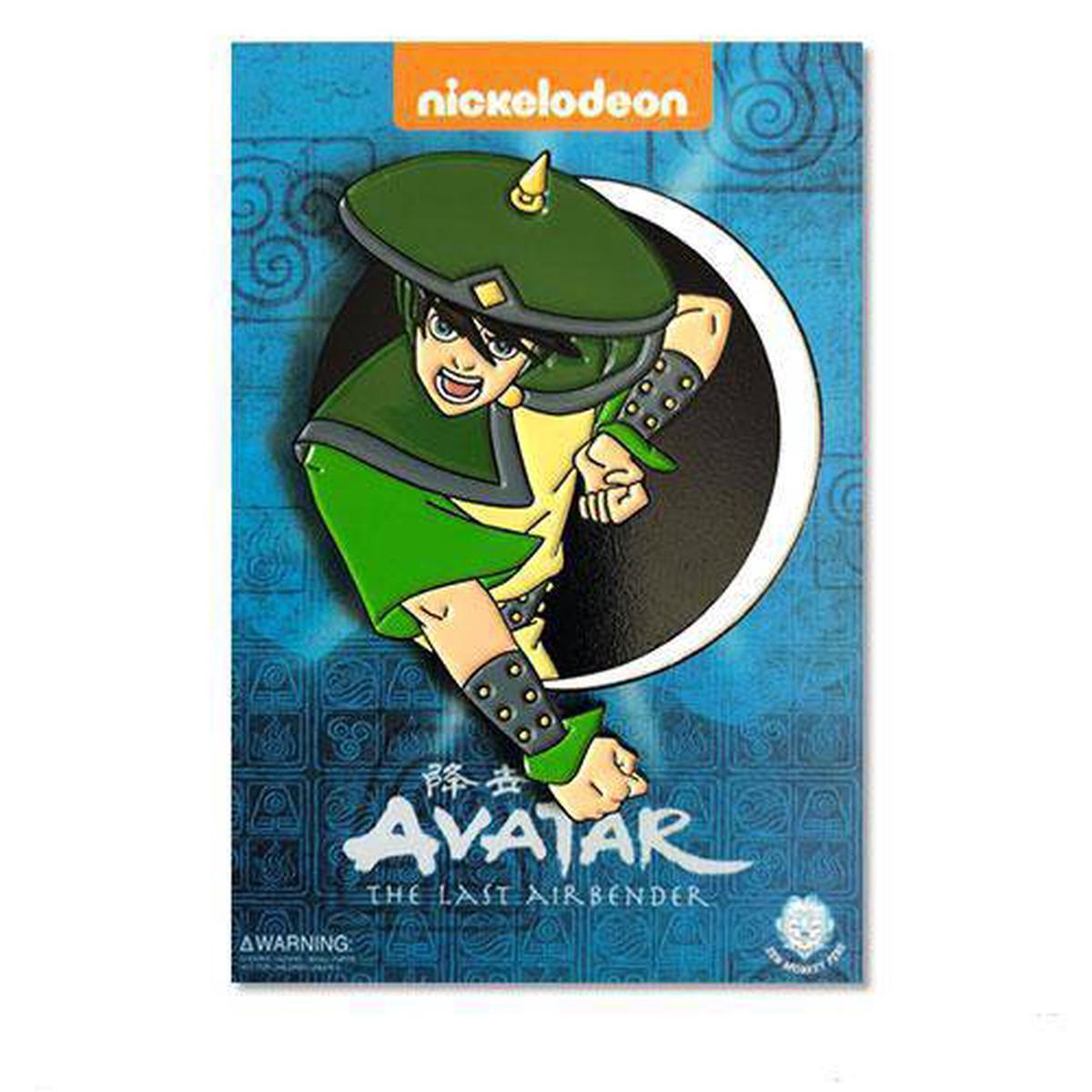 Zen Monkey Toph - Avatars Day Of Black Sun - Avatar The Last Airbender Pin