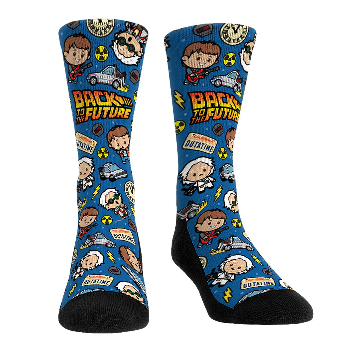 Back to the Future Chibi All-Over Unisex Socks